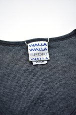 画像3: 【SALE!】WALLA WALLA SPORT (ワラワラスポーツ) THERMAL TANK TOP [BLACK] (3)