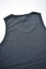 画像6: 【SALE!】WALLA WALLA SPORT (ワラワラスポーツ) THERMAL TANK TOP [BLACK] (6)