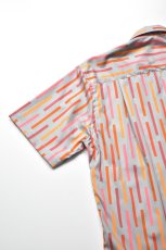 画像12: GITMAN VINTAGE (ギットマンヴィンテージ) Alexander Girard Broken Stripe Camp Shirt [GRAY STRIPE] (12)