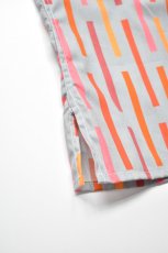 画像9: GITMAN VINTAGE (ギットマンヴィンテージ) Alexander Girard Broken Stripe Camp Shirt [GRAY STRIPE] (9)