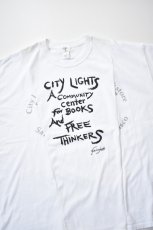 画像5: City Lights Bookstore (シティライツブックストア) CUT OVER Tee [WHITE]   (5)