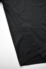 画像6: 【SALE!】FLISTFIA (フリストフィア) Crew Neck T-shirt [MID BLACK] (6)
