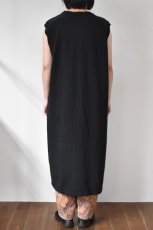 画像14: 【For WOMEN】GOODWEAR (グッドウェア) SLEEVELESS ONEPIECE LONG [BLACK] (14)