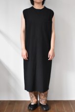 画像11: 【For WOMEN】GOODWEAR (グッドウェア) SLEEVELESS ONEPIECE LONG [BLACK] (11)