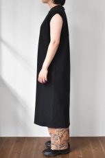 画像13: 【For WOMEN】GOODWEAR (グッドウェア) SLEEVELESS ONEPIECE LONG [BLACK] (13)