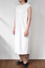 画像12: 【For WOMEN】GOODWEAR (グッドウェア) SLEEVELESS ONEPIECE LONG [NATURAL] (12)