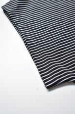 画像5: 【For WOMEN】handvaerk (ハンドバーク) 60/2 CAP SLEEVE T-SHIRT [BLACK/WHITE] (5)