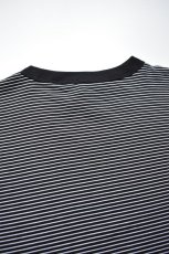 画像7: 【For WOMEN】handvaerk (ハンドバーク) 60/2 CAP SLEEVE T-SHIRT [BLACK/WHITE] (7)
