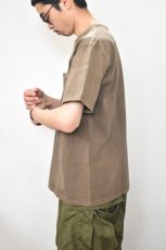 画像11: 【SALE!】GOODWEAR (グッドウェア) S/S POCKET TEE PIGMENT DYE [BROWN] (11)