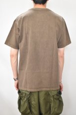 画像12: 【SALE!】GOODWEAR (グッドウェア) S/S POCKET TEE PIGMENT DYE [BROWN] (12)