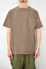 画像10: 【SALE!】GOODWEAR (グッドウェア) S/S POCKET TEE PIGMENT DYE [BROWN] (10)