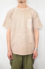 画像10: 【SALE!】GOODWEAR (グッドウェア) S/S POCKET TEE PIGMENT DYE [BEIGE] (10)