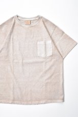 画像1: 【SALE!】GOODWEAR (グッドウェア) S/S POCKET TEE PIGMENT DYE [BEIGE] (1)