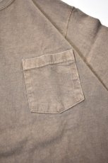 画像6: 【SALE!】GOODWEAR (グッドウェア) S/S POCKET TEE PIGMENT DYE [BROWN] (6)
