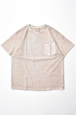 画像2: 【SALE!】GOODWEAR (グッドウェア) S/S POCKET TEE PIGMENT DYE [BEIGE] (2)