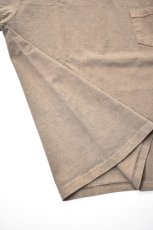 画像7: 【SALE!】GOODWEAR (グッドウェア) S/S POCKET TEE PIGMENT DYE [BROWN] (7)