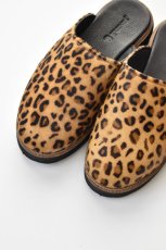 画像2: 【SALE!】jawandi (ジャワンディ) SABOT HARAKO [LEOPARD] (2)