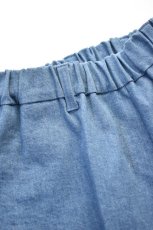 画像4: 【SALE!】FLISTFIA (フリストフィア) Belted Trousers [WASHED INDIGO] (4)