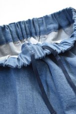 画像5: 【SALE!】FLISTFIA (フリストフィア) Belted Trousers [WASHED INDIGO] (5)