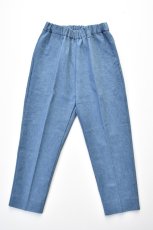 画像2: 【SALE!】FLISTFIA (フリストフィア) Belted Trousers [WASHED INDIGO] (2)