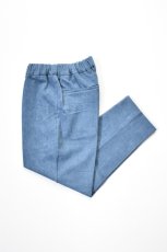 画像1: 【SALE!】FLISTFIA (フリストフィア) Belted Trousers [WASHED INDIGO] (1)