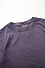 画像3: 【SALE!】GOODWEAR (グッドウェア) L/S POCKET TEE PIGMENT DYE [PURPLE] (3)