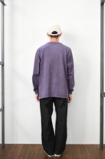 画像16: 【SALE!】GOODWEAR (グッドウェア) L/S POCKET TEE PIGMENT DYE [PURPLE] (16)