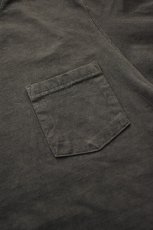 画像5: 【SALE!】GOODWEAR (グッドウェア) L/S POCKET TEE PIGMENT DYE [BLACK] (5)