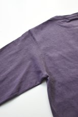 画像9: 【SALE!】GOODWEAR (グッドウェア) L/S POCKET TEE PIGMENT DYE [PURPLE] (9)
