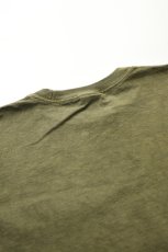 画像8: 【SALE!】GOODWEAR (グッドウェア) L/S POCKET TEE PIGMENT DYE [OLIVE] (8)