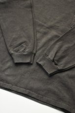画像6: 【SALE!】GOODWEAR (グッドウェア) L/S POCKET TEE PIGMENT DYE [BLACK] (6)