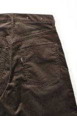 画像8: 【SALE!】SCYE BASICS (サイベーシックス) SOLOTEX Stretch Corduroy Wide Leg Jeans [BROWN] (8)