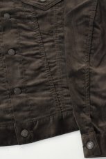 画像8: 【SALE!】SCYE BASICS (サイベーシックス) SOLOTEX Stretch Corduroy Trucker Jacket [BROWN] (8)