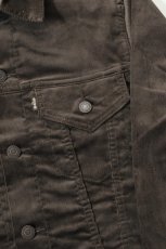 画像7: 【SALE!】SCYE BASICS (サイベーシックス) SOLOTEX Stretch Corduroy Trucker Jacket [BROWN] (7)