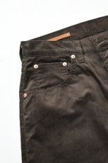 画像5: 【SALE!】SCYE BASICS (サイベーシックス) SOLOTEX Stretch Corduroy Wide Leg Jeans [BROWN] (5)