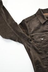 画像6: 【SALE!】SCYE BASICS (サイベーシックス) SOLOTEX Stretch Corduroy Trucker Jacket [BROWN] (6)