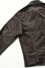 画像13: 【SALE!】SCYE BASICS (サイベーシックス) SOLOTEX Stretch Corduroy Trucker Jacket [BROWN] (13)