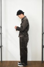 画像18: 【SALE!】SCYE BASICS (サイベーシックス) SOLOTEX Stretch Corduroy Wide Leg Jeans [BROWN] (18)