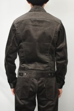 画像17: 【SALE!】SCYE BASICS (サイベーシックス) SOLOTEX Stretch Corduroy Trucker Jacket [BROWN] (17)