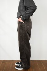 画像13: 【SALE!】SCYE BASICS (サイベーシックス) SOLOTEX Stretch Corduroy Wide Leg Jeans [BROWN] (13)