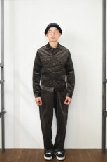 画像18: 【SALE!】SCYE BASICS (サイベーシックス) SOLOTEX Stretch Corduroy Trucker Jacket [BROWN] (18)
