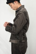 画像16: 【SALE!】SCYE BASICS (サイベーシックス) SOLOTEX Stretch Corduroy Trucker Jacket [BROWN] (16)