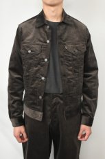 画像22: 【SALE!】SCYE BASICS (サイベーシックス) SOLOTEX Stretch Corduroy Trucker Jacket [BROWN] (22)