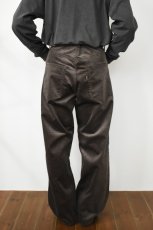 画像14: 【SALE!】SCYE BASICS (サイベーシックス) SOLOTEX Stretch Corduroy Wide Leg Jeans [BROWN] (14)
