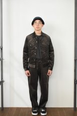 画像23: 【SALE!】SCYE BASICS (サイベーシックス) SOLOTEX Stretch Corduroy Trucker Jacket [BROWN] (23)