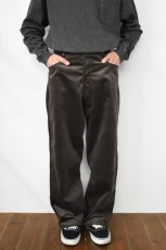 画像12: 【SALE!】SCYE BASICS (サイベーシックス) SOLOTEX Stretch Corduroy Wide Leg Jeans [BROWN] (12)