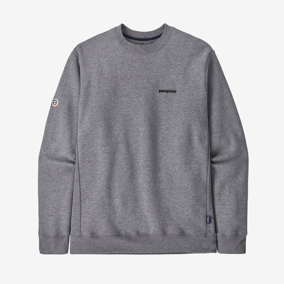 画像1: patagonia (パタゴニア) フィッツロイ・アイコン・アップライザル・クルー・スウェットシャツ [GRAVEL HEATHER] (1)