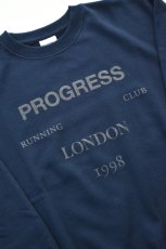 画像5: 【SALE!】Progress Running Club (プログレスランニングクラブ)  LONDON SWEAT SHIRT [NAVY] (5)