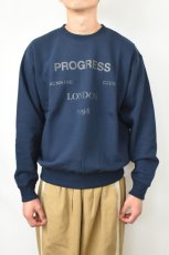 画像9: 【SALE!】Progress Running Club (プログレスランニングクラブ)  LONDON SWEAT SHIRT [NAVY] (9)