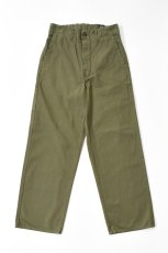 画像2: 【SALE!】orslow (オアスロウ) WIDE FIT FRENCH WORK PANTS [ARMY GREEN] (2)